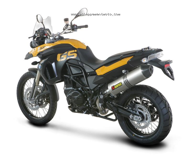 echappement moto BMW F 650 GS 2008 akrapovic